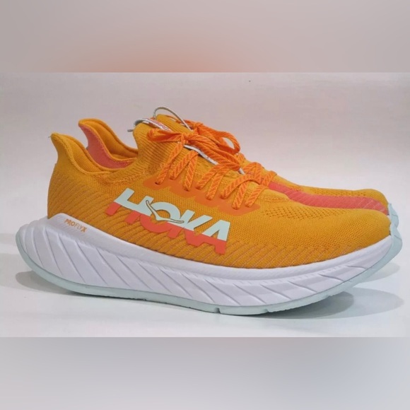 Hoka Carbon X 3 Mens Road Running “Radiant Yellow” - Picture 2 of 4